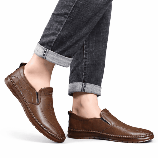 👞 Chaussures Décontractées en Cuir à Enfiler pour Hommes