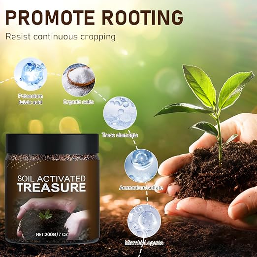 🌿 Новинка 2026!  Почвенное Сокровище – Мощный активатор роста растений 🌱